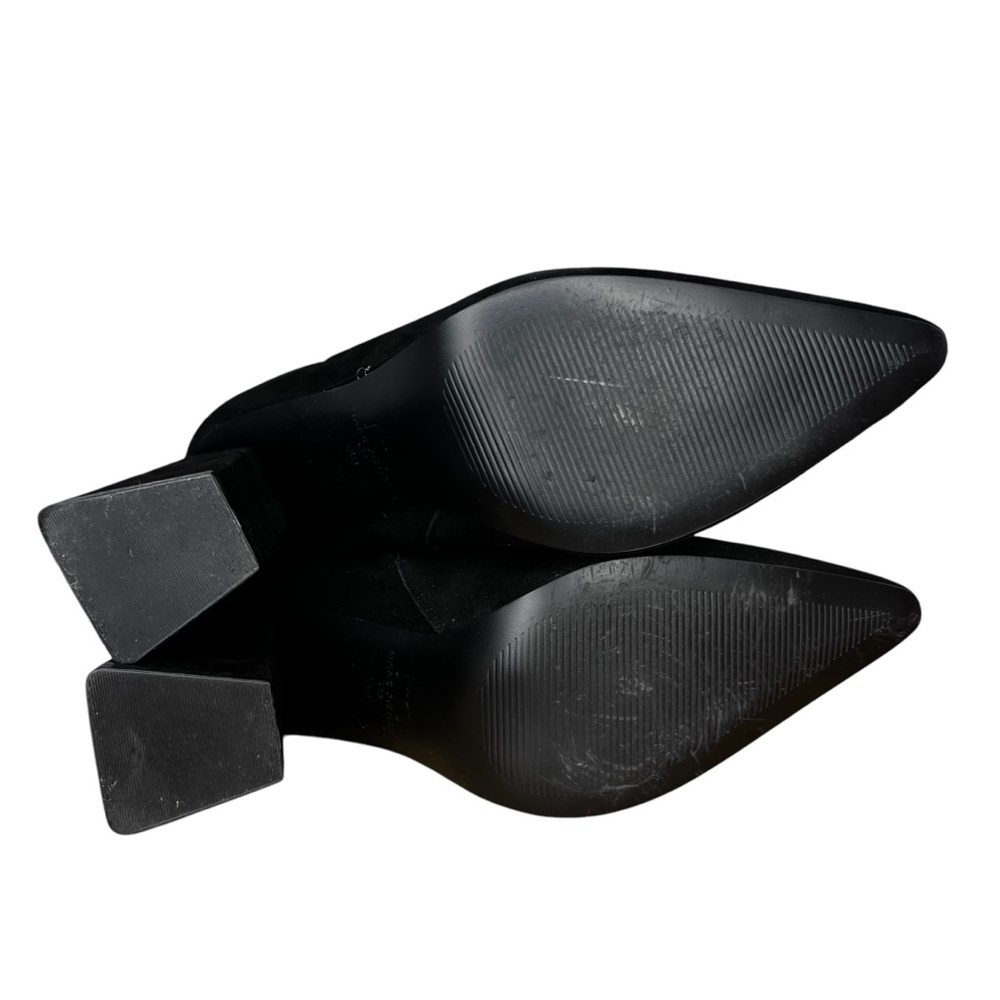 Marc Fisher Kulika Black Suede Pointed Heeled Bootie NWT Size 8.5 - Picture 9 of 12